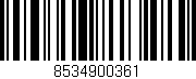 Código de barras (EAN, GTIN, SKU, ISBN): '8534900361'