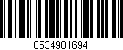 Código de barras (EAN, GTIN, SKU, ISBN): '8534901694'