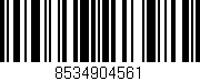 Código de barras (EAN, GTIN, SKU, ISBN): '8534904561'