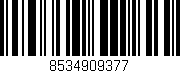 Código de barras (EAN, GTIN, SKU, ISBN): '8534909377'