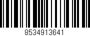 Código de barras (EAN, GTIN, SKU, ISBN): '8534913641'