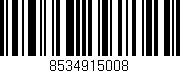Código de barras (EAN, GTIN, SKU, ISBN): '8534915008'