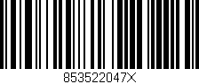 Código de barras (EAN, GTIN, SKU, ISBN): '853522047X'