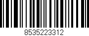 Código de barras (EAN, GTIN, SKU, ISBN): '8535223312'