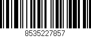 Código de barras (EAN, GTIN, SKU, ISBN): '8535227857'