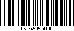 Código de barras (EAN, GTIN, SKU, ISBN): '8535459534100'