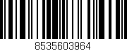 Código de barras (EAN, GTIN, SKU, ISBN): '8535603964'