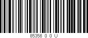 Código de barras (EAN, GTIN, SKU, ISBN): '85356_0_0_U'