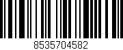 Código de barras (EAN, GTIN, SKU, ISBN): '8535704582'