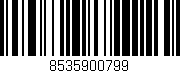 Código de barras (EAN, GTIN, SKU, ISBN): '8535900799'