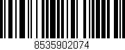 Código de barras (EAN, GTIN, SKU, ISBN): '8535902074'