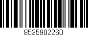 Código de barras (EAN, GTIN, SKU, ISBN): '8535902260'