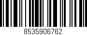 Código de barras (EAN, GTIN, SKU, ISBN): '8535906762'