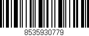 Código de barras (EAN, GTIN, SKU, ISBN): '8535930779'