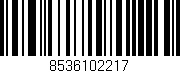 Código de barras (EAN, GTIN, SKU, ISBN): '8536102217'