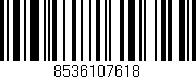 Código de barras (EAN, GTIN, SKU, ISBN): '8536107618'
