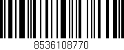 Código de barras (EAN, GTIN, SKU, ISBN): '8536108770'