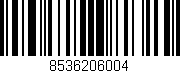 Código de barras (EAN, GTIN, SKU, ISBN): '8536206004'