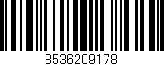 Código de barras (EAN, GTIN, SKU, ISBN): '8536209178'