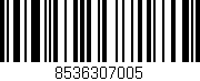 Código de barras (EAN, GTIN, SKU, ISBN): '8536307005'