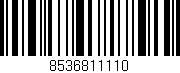 Código de barras (EAN, GTIN, SKU, ISBN): '8536811110'
