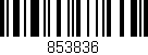 Código de barras (EAN, GTIN, SKU, ISBN): '853836'