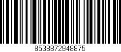 Código de barras (EAN, GTIN, SKU, ISBN): '8538872948875'
