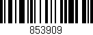 Código de barras (EAN, GTIN, SKU, ISBN): '853909'