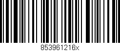 Código de barras (EAN, GTIN, SKU, ISBN): '853961216x'