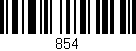 Código de barras (EAN, GTIN, SKU, ISBN): '854'