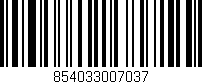 Código de barras (EAN, GTIN, SKU, ISBN): '854033007037'