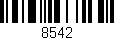 Código de barras (EAN, GTIN, SKU, ISBN): '8542'