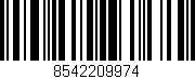 Código de barras (EAN, GTIN, SKU, ISBN): '8542209974'