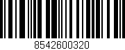 Código de barras (EAN, GTIN, SKU, ISBN): '8542600320'