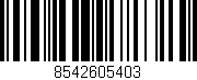 Código de barras (EAN, GTIN, SKU, ISBN): '8542605403'