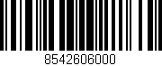 Código de barras (EAN, GTIN, SKU, ISBN): '8542606000'