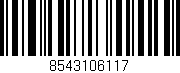 Código de barras (EAN, GTIN, SKU, ISBN): '8543106117'