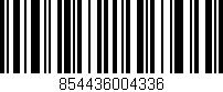 Código de barras (EAN, GTIN, SKU, ISBN): '854436004336'