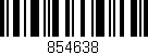 Código de barras (EAN, GTIN, SKU, ISBN): '854638'