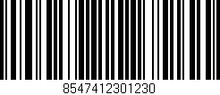 Código de barras (EAN, GTIN, SKU, ISBN): '8547412301230'