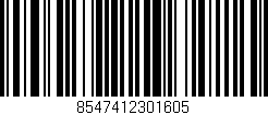 Código de barras (EAN, GTIN, SKU, ISBN): '8547412301605'