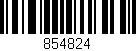 Código de barras (EAN, GTIN, SKU, ISBN): '854824'