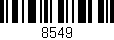 Código de barras (EAN, GTIN, SKU, ISBN): '8549'