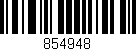 Código de barras (EAN, GTIN, SKU, ISBN): '854948'