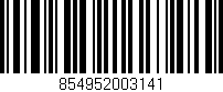 Código de barras (EAN, GTIN, SKU, ISBN): '854952003141'