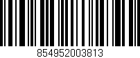 Código de barras (EAN, GTIN, SKU, ISBN): '854952003813'