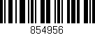 Código de barras (EAN, GTIN, SKU, ISBN): '854956'