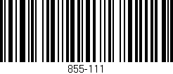Código de barras (EAN, GTIN, SKU, ISBN): '855-111'