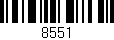 Código de barras (EAN, GTIN, SKU, ISBN): '8551'