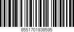 Código de barras (EAN, GTIN, SKU, ISBN): '8551701938595'